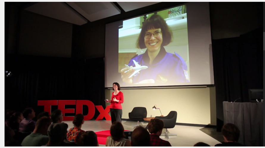Jean Creighton discusses her path to astronomy and the SOFIA AAA program in a Tedx lecture